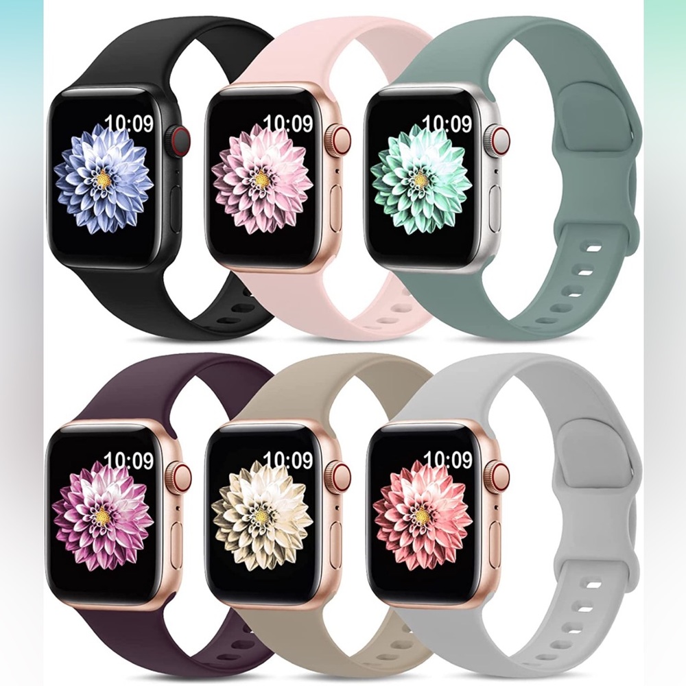 NEW- pack of 6 Apple Watch bands